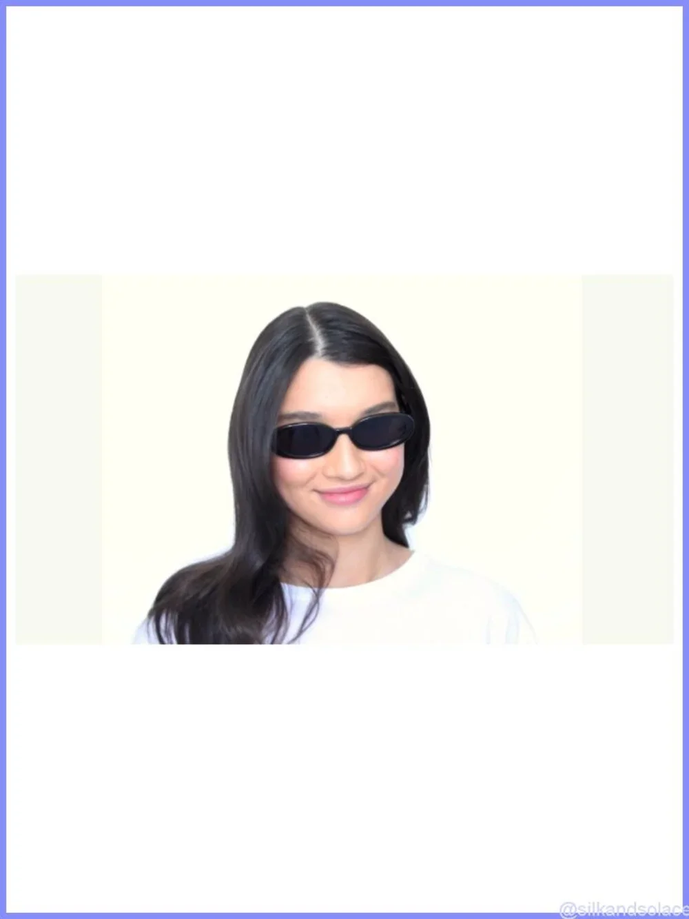 Oval Retro 90s Sunglasses Small Narrow Face UV400